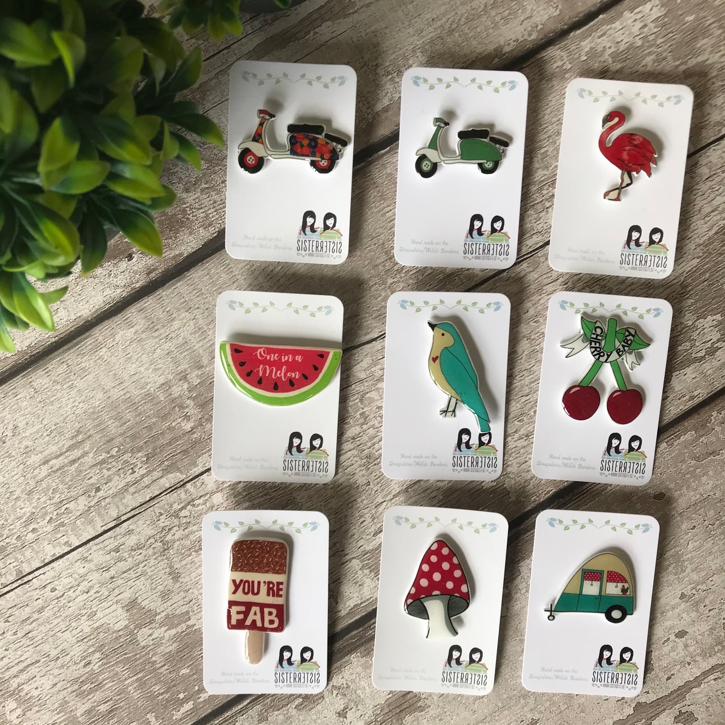 Flamingo Handmade Pin