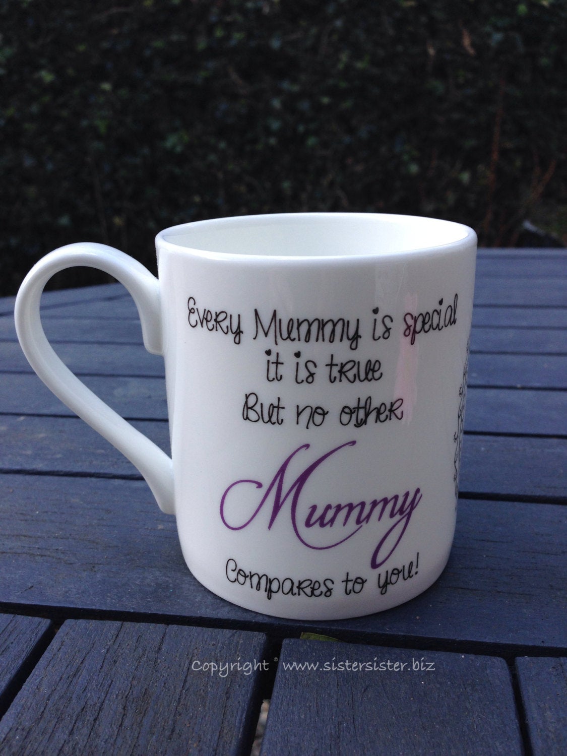 The fairest Mummy of all - Fine Bone China Mug - Mother's Day, Mothers Day, Birthday, Christmas, Gift, Coffee Mug