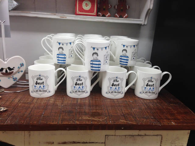 The best Dad in all the land - Fine bone china mug - Father's Day, birthday, christmas, him, coffee mug, Dad, Daddy
