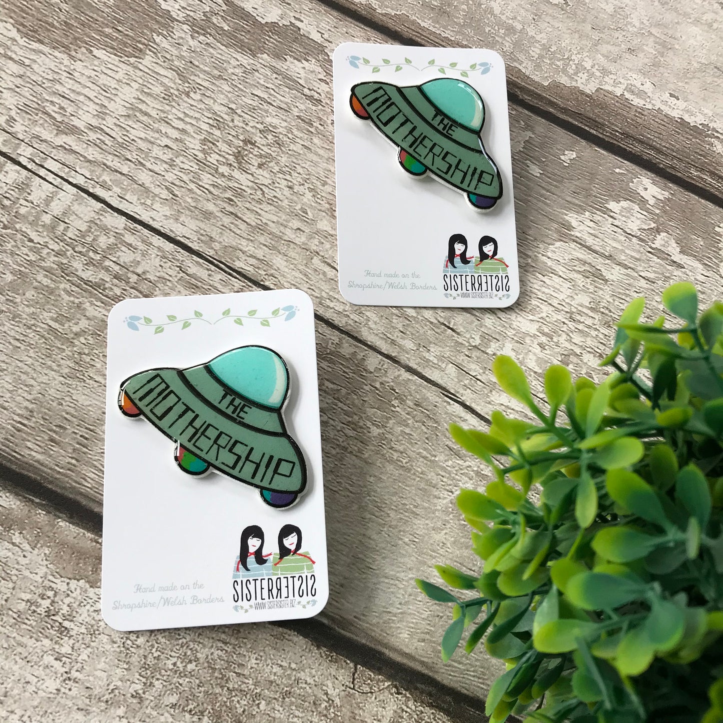 The Mothership Handmade Pin