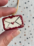 Seconds - Handmade Love Letter Ceramic Charm Necklace (2)