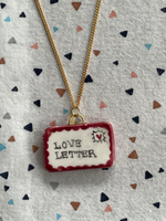 Seconds - Handmade Love Letter Ceramic Charm Necklace (3)
