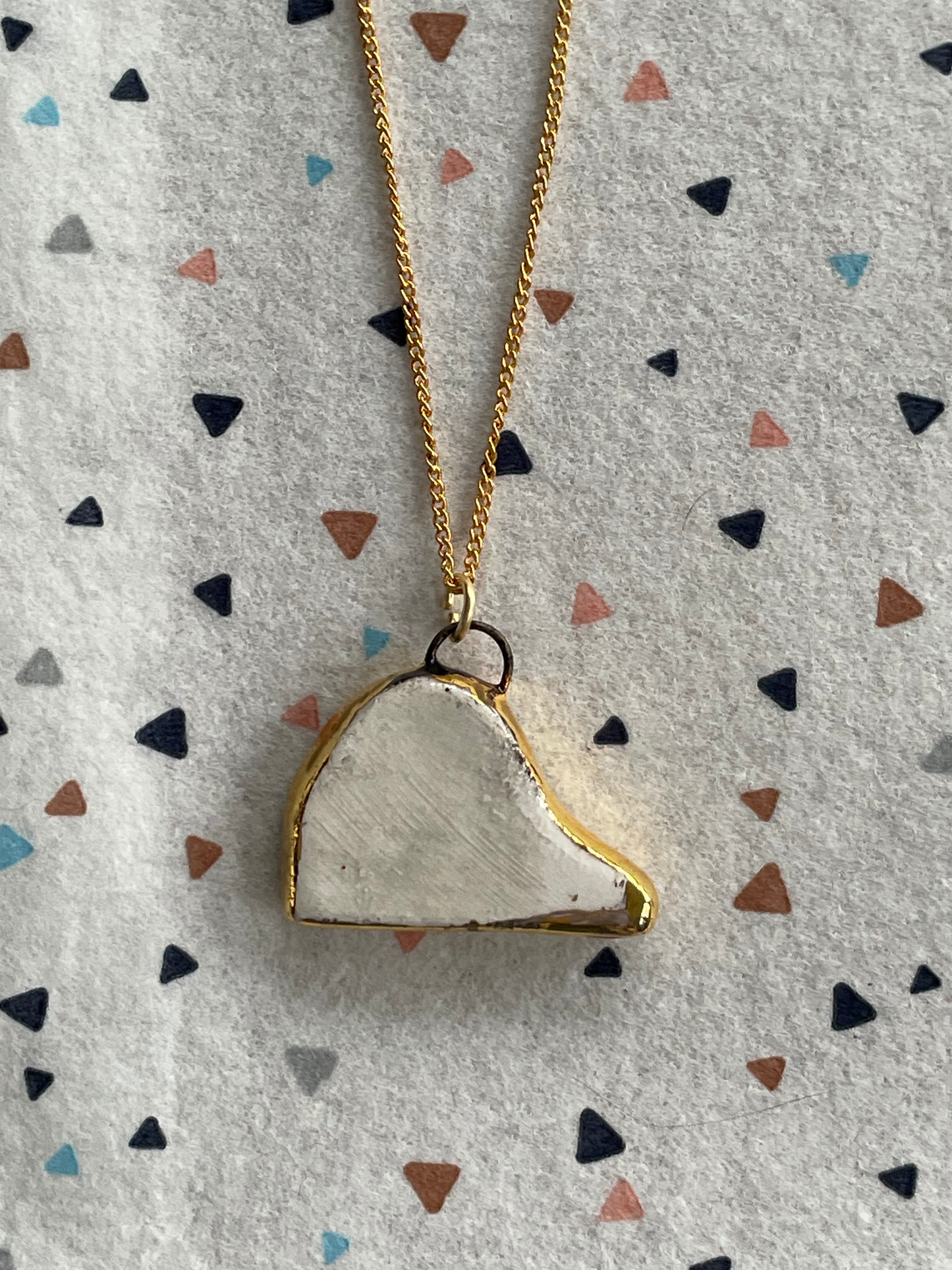 Seconds - Handmade Hedgehog Ceramic Charm Necklace