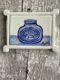 Seconds - A Mini Masterpiece - A study of Marmite in Blue