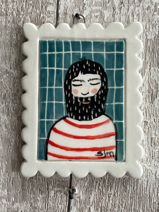 Black Beard - Mini Masterpiece Handmade Ceramic