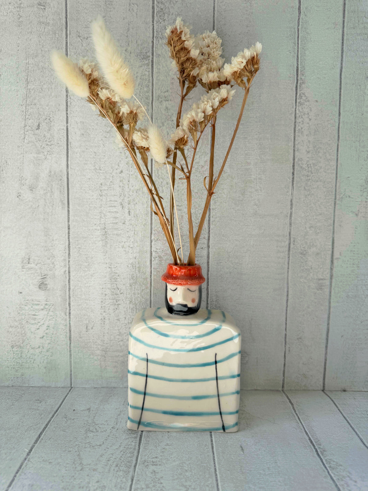 Handmade Ceramic Fisherman Vase Finn Fairweather Super Seconds