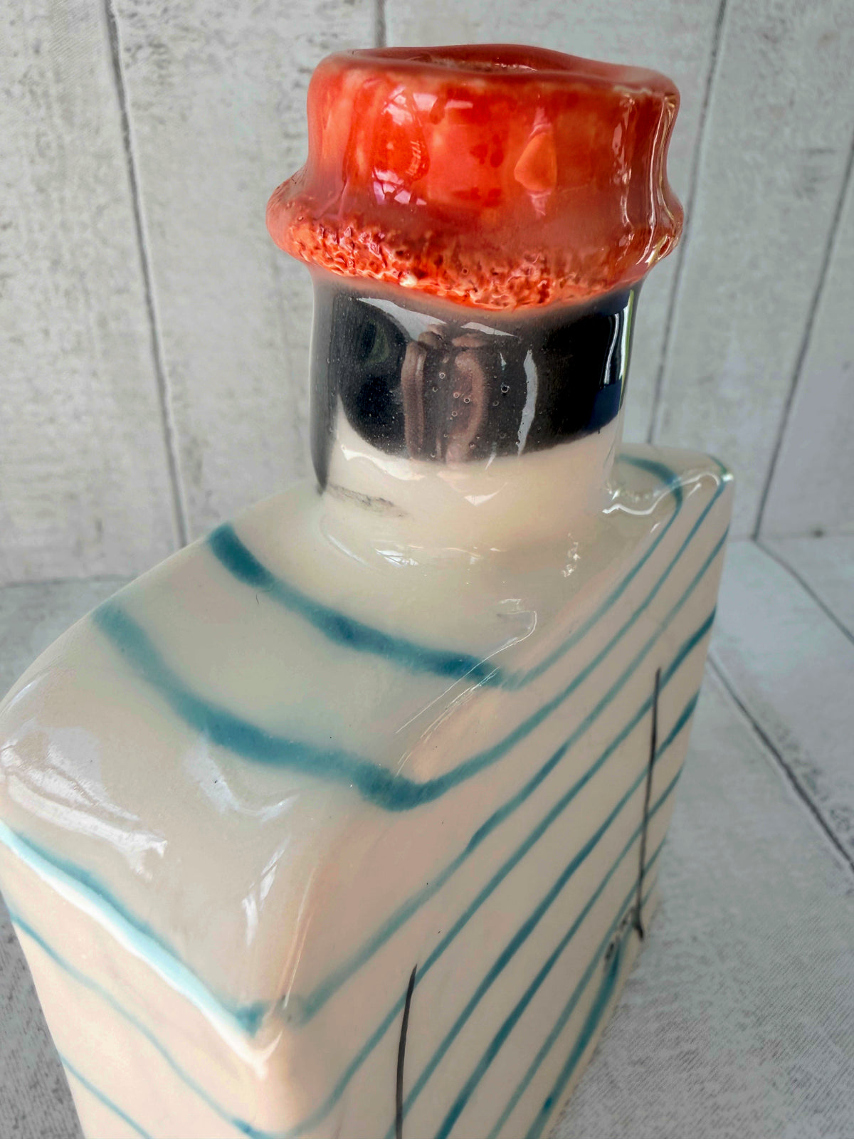 Handmade Ceramic Fisherman Vase Finn Fairweather Super Seconds