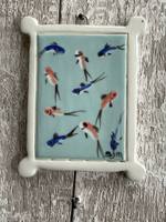 Seconds - A Mini Masterpiece - A study of fish - Handmade Ceramic