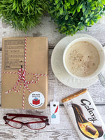 Mystery Book Gift Pack with Chocolate – Secret Book Club Surprise Read - Encounter, Terror, Retaliate, Coping - 1236