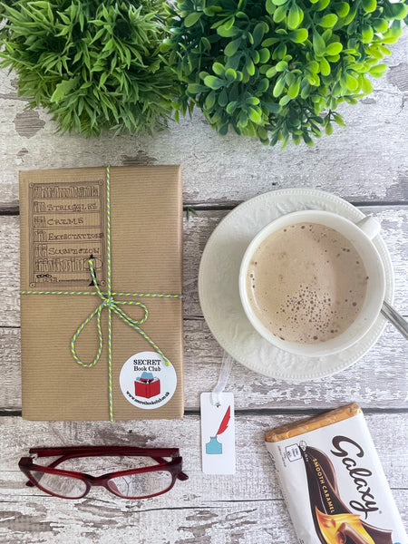 Mystery Book Gift Pack with Chocolate – Secret Book Club Surprise Read - Struggles, Crime, Expectations, Suspicion - 1272