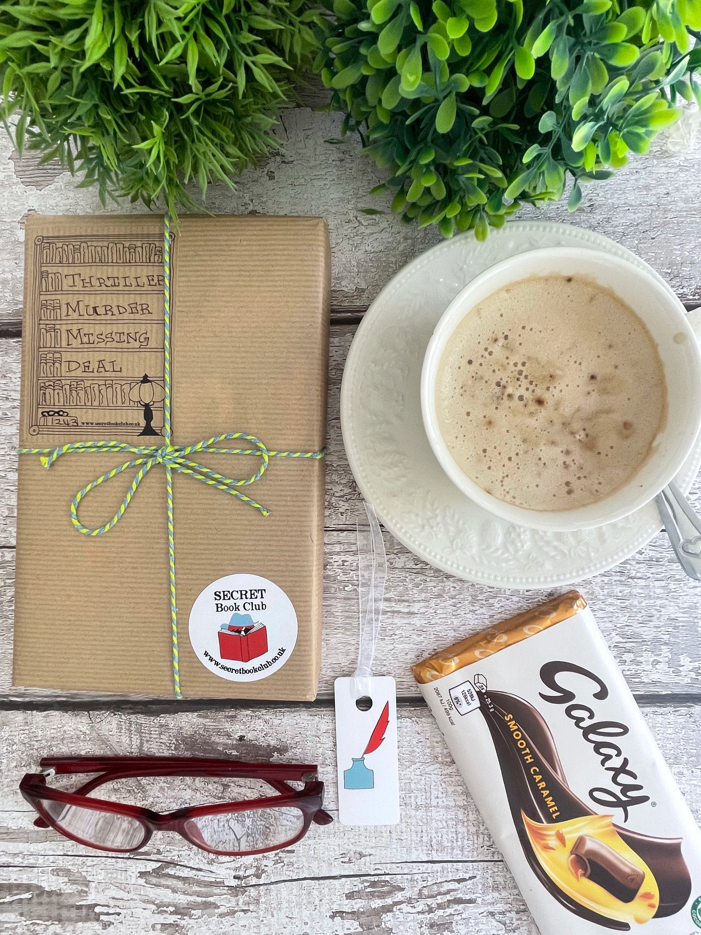 Mystery Book Gift Pack with Chocolate – Secret Book Club Surprise Read - Classic, Memories, Disillusioned, Socialite - 1219