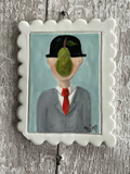 Seconds - A Mini Masterpiece - Peadrop - Handmade Ceramic Picture Frame