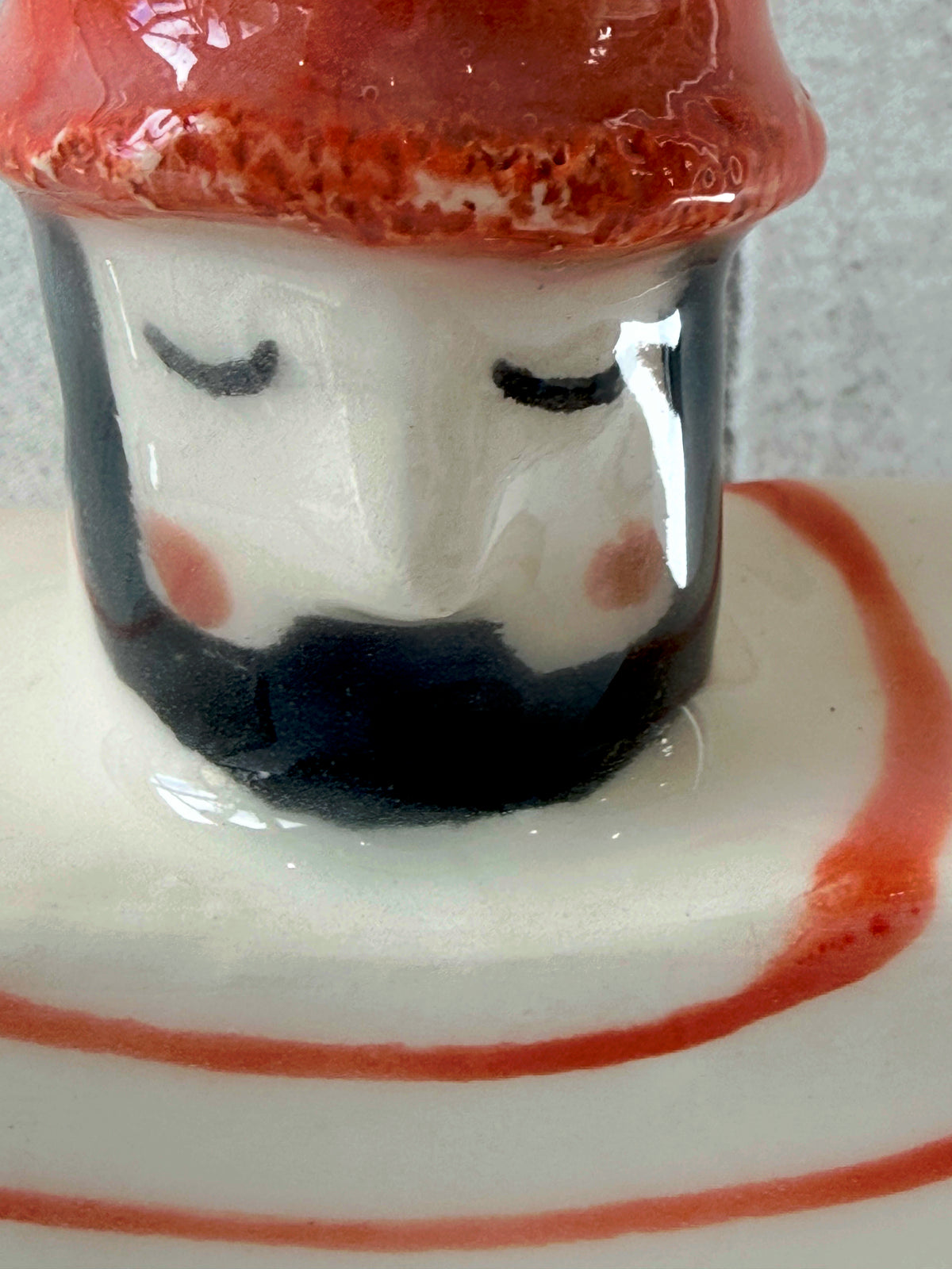 Handmade Ceramic Fisherman Vase Bertie Brine Super Seconds