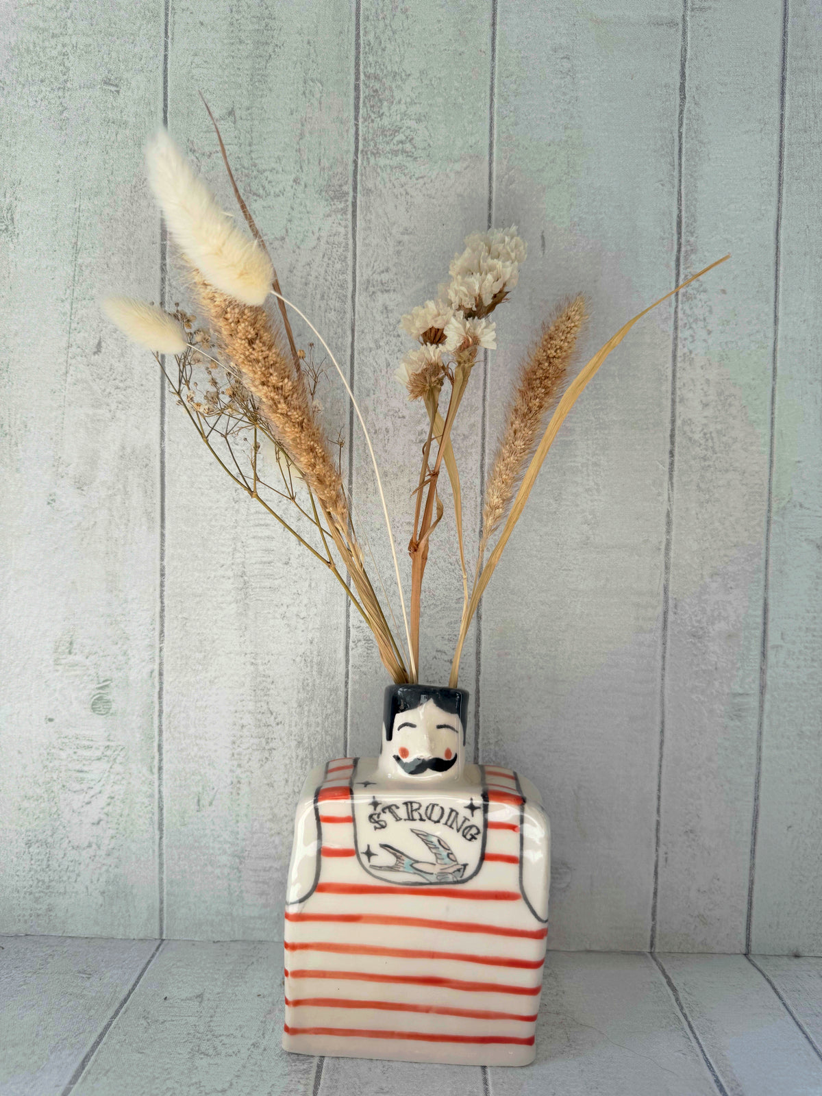 Albert Strongarm Handmade Ceramic Strongman Vase Super Seconds