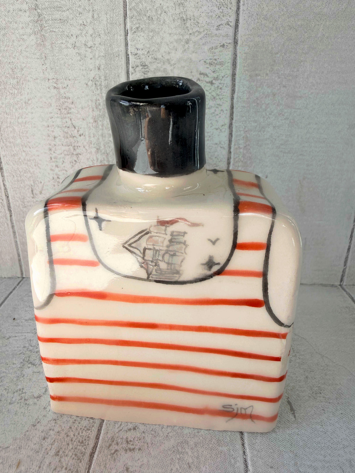 Albert Strongarm Handmade Ceramic Strongman Vase Super Seconds