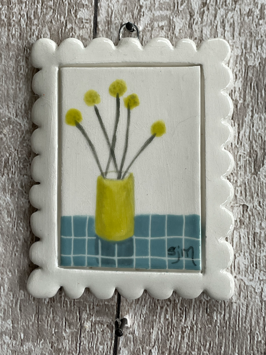 The Yellow Vase - Mini Masterpiece Handmade Ceramic