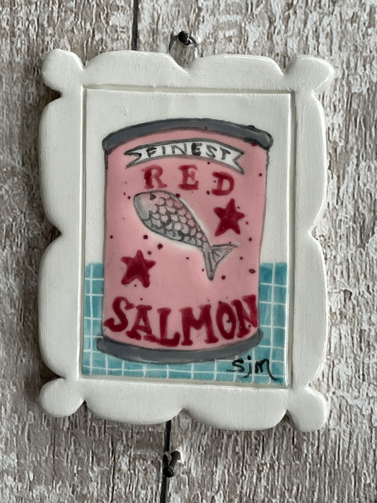 Tin of Salmon - Mini Masterpiece Handmade Ceramic