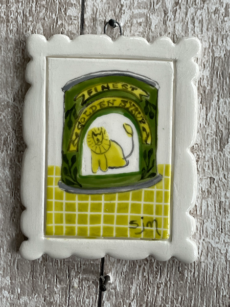 Tin of Syrup - Mini Masterpiece Handmade Ceramic
