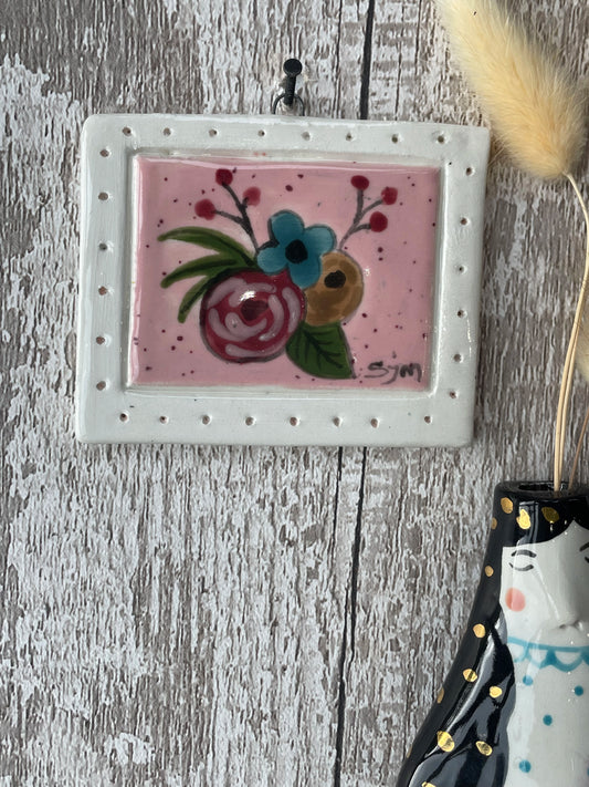 Seconds, Floral Bouquet Ceramic Mini Masterpiece Sample Piece