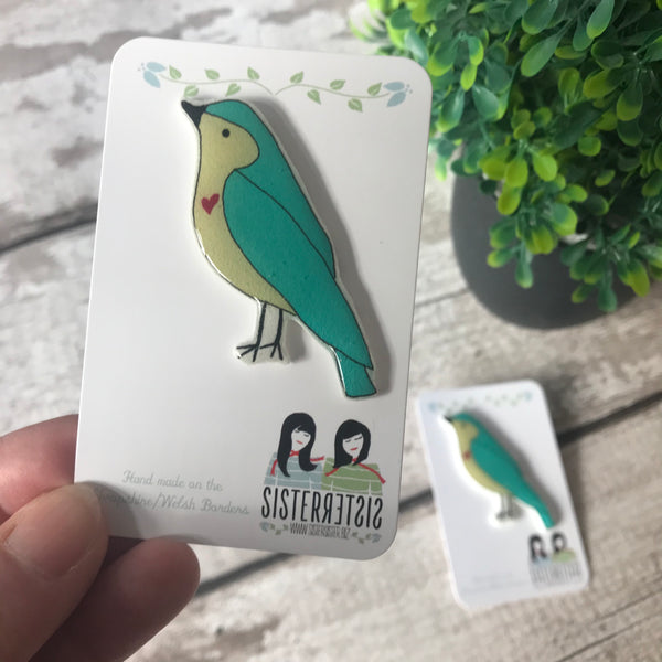 Love Bird Handmade Pin