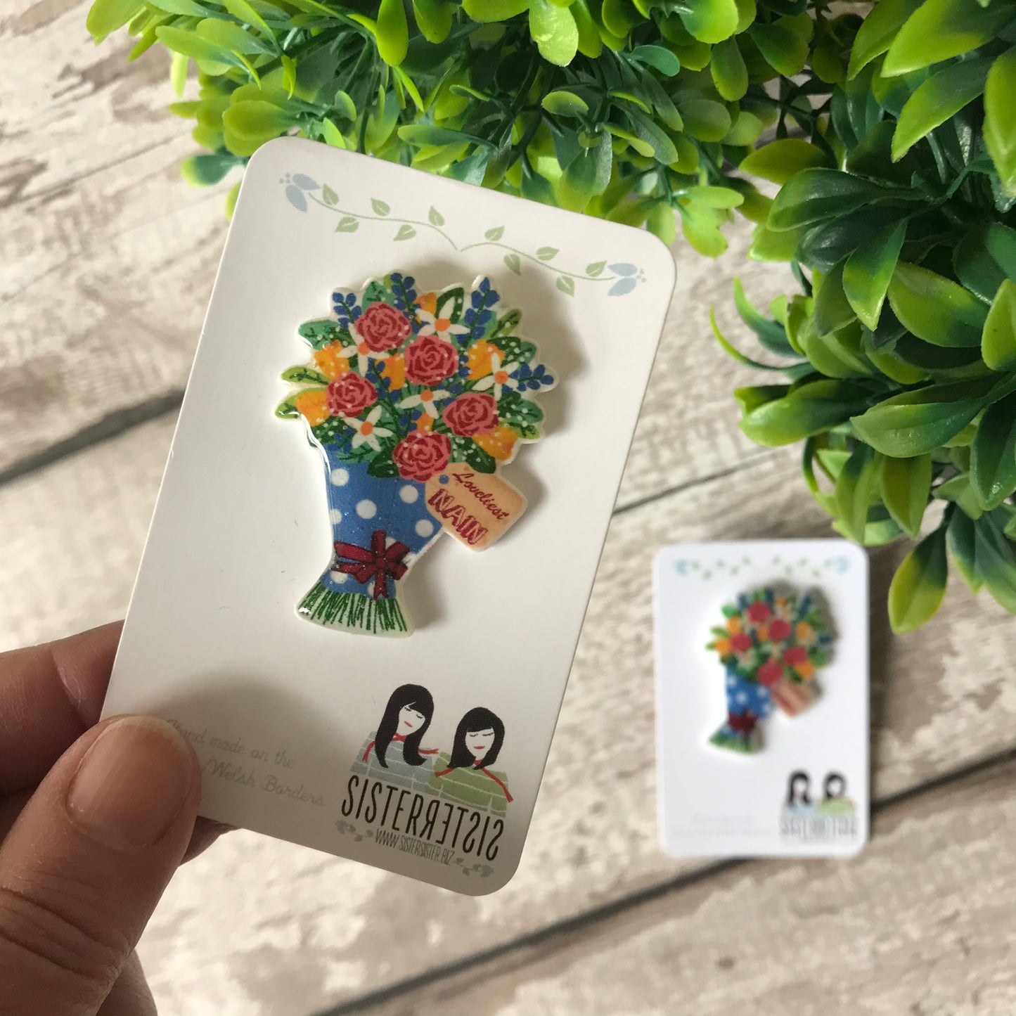 Loveliest Nain Handmade Pin