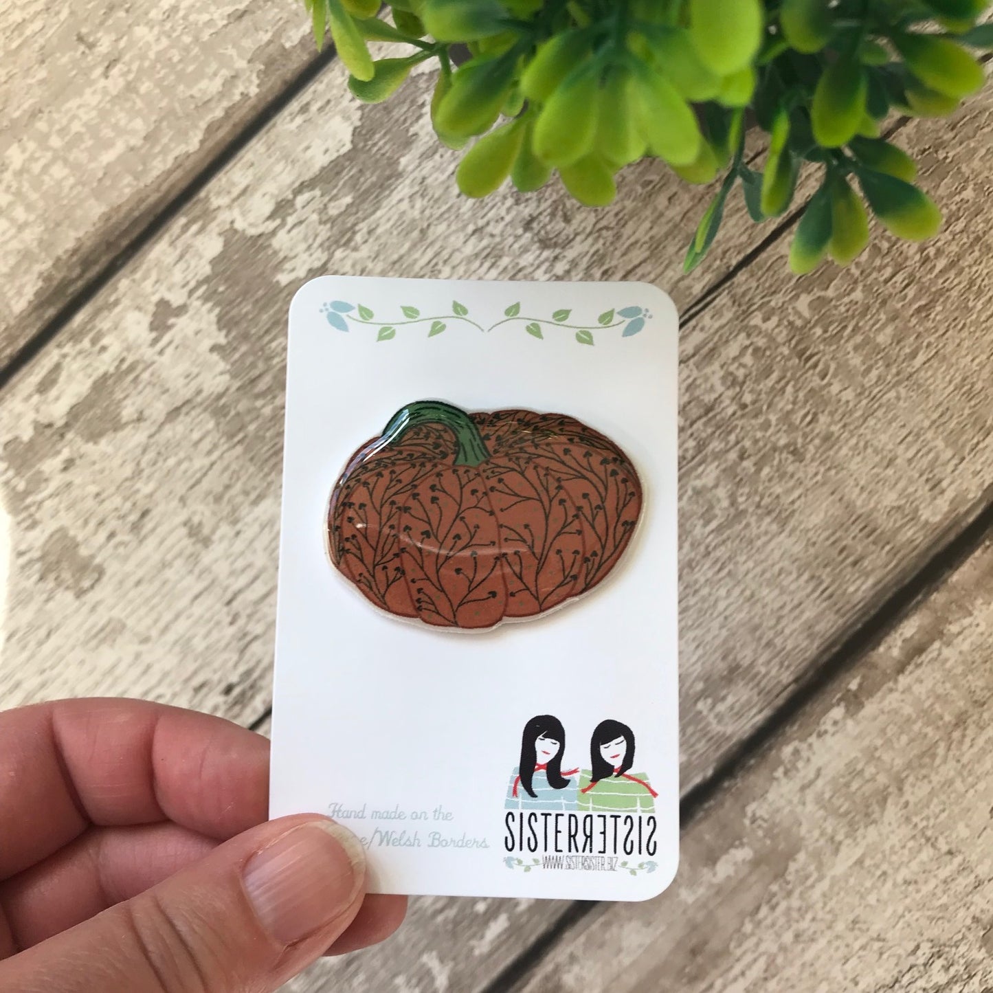 Pumpkin Handmade Pin