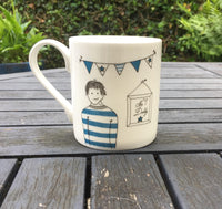 The best Daddy in all the land - Fine bone china mug - Father's Day, birthday, christmas, him, coffee mug, Dad, Daddy