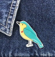 Love Bird Handmade Pin