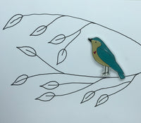 Love Bird Handmade Pin