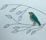 Love Bird Handmade Pin