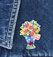 Loveliest Mummy Handmade Pin