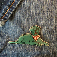 Dog Handmade Pin - Labrador