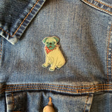 Dog Handmade Pin - Pug