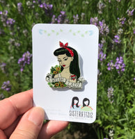 A Welsh Lady "Sian" Handmade Pin