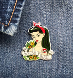 Welsh Bird Handmade Pin, Badge