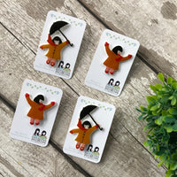 Little Hugger Handmade Pin