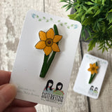 Daffodil Handmade Pin
