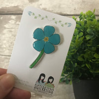 Forget Me Not Handmade Pin
