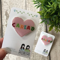 Cariad Handmade Pin
