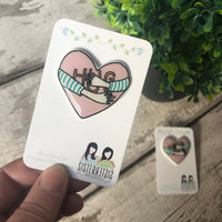 Hug Handmade Pin