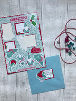Merry Christmas Eco Friendly Christmas Sticker Sheet