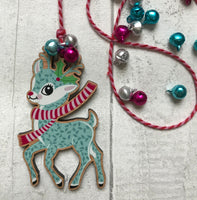 Hanging Wooden Christmas Decorations - Gonk, Polar Bear, Reindeer, Robin