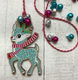 Hanging Wooden Christmas Decorations - Gonk, Polar Bear, Reindeer, Robin